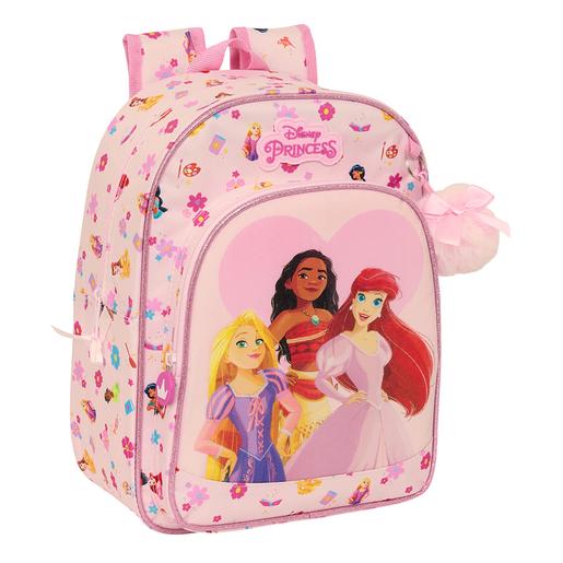 Safta - Mochila infantil adaptável a carrinho Princesas Disney Summer Adventures