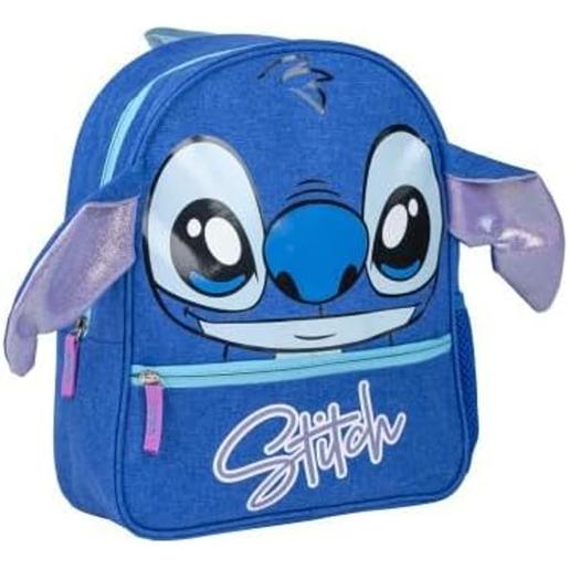 Mochila escolar azul Stitch ㅤ