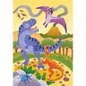 Clementoni - Puzzle infantil de 48 peças com design de dinossauros, tamanho único, cor variada ㅤ