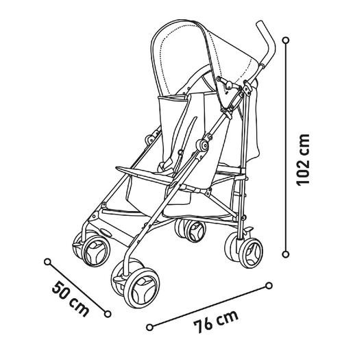 Asalvo - Carrinho de Passeio Mombi Rosa