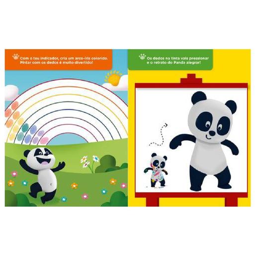 Panda - Livro de pintar com os dedos (edição em português)