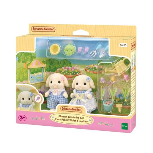 Sylvanian Families - Blossom Gardening brinquedo coelhos ㅤ