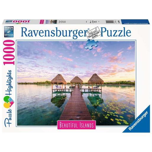 Ravensburger - Puzzle de 1000 peças com vista para ilhas paradisíacas ㅤ