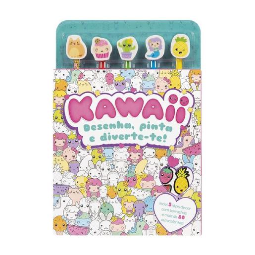 Kawaii - Desenha, pinta e diverte-te!