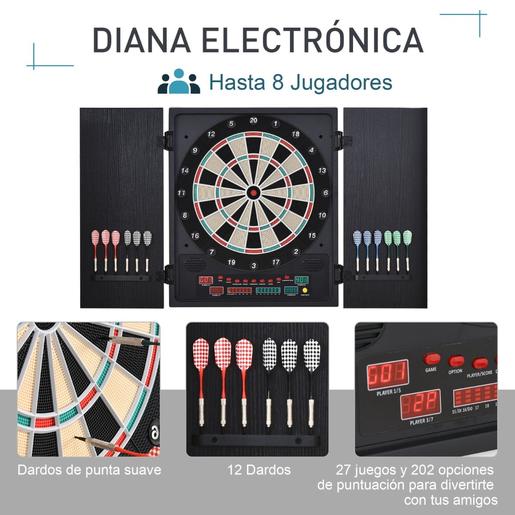 Homcom - Alvo eletrónico com 12 dardos