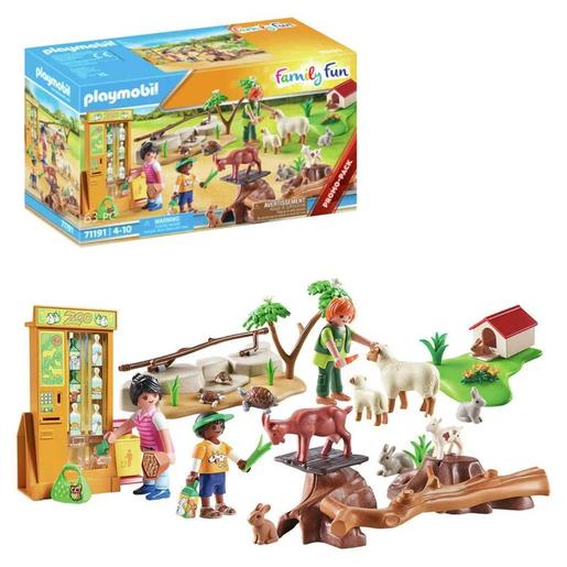 Playmobil - Jardim Zoológico de Animais de Estimação com Animais de Brinquedo ㅤ