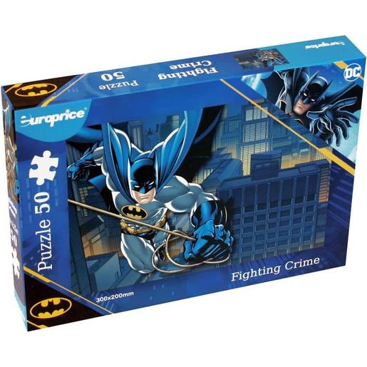 Batman - Puzzle 50 peças - Batman Combatendo o Crime ㅤ