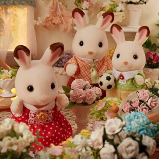 Sylvanian Families - Familia Conejo Chocolate