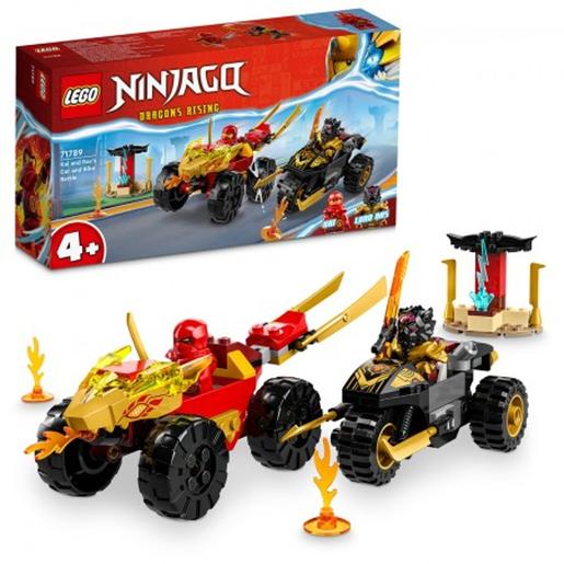 LEGO Ninjago - Batalha de carro e moto de Kai e Ras - 71789