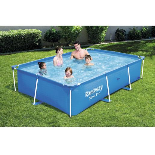 Bestway - Piscina Rectangular Steel Pro 259 x 170 cm