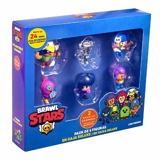 Brawl Stars - Pack deluxe 8 figuras (vários modelos)