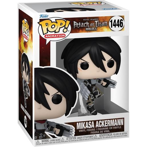 Funko - Figura coleccionável de vinil: Mikasa Ackerman - Attack on Titan - Ideia de presente para fãs de anime ㅤ