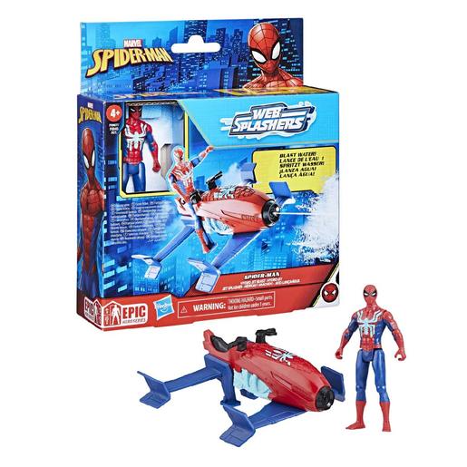 Spider-man - Set veículo e figura Web Splashers (vários modelos) ㅤ