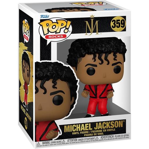 Funko - Figura colecionável de vinil: Michael Jackson - (Thriller), ideal para fãs de música ㅤ