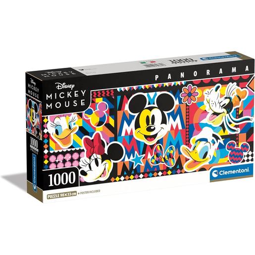Clementoni Puzzle Panorâmico 1000 Peças Disney Clássicos ㅤ