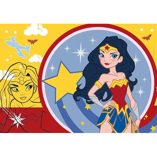 Clementoni - Puzzles Infantis de 48 Peças com Personagens da DC Comics, Multicolor ㅤ