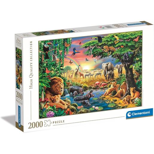 Clementoni Puzzle 2000 O Encontro Africano ㅤ