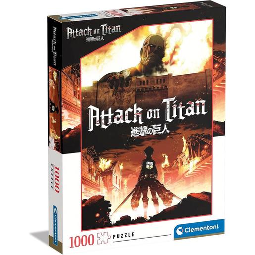 Clementoni - Puzzle de 1000 peças Attack on Titans ㅤ