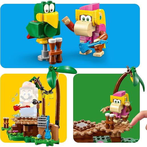 LEGO Super Mario - Conjunto de expansão: Confusão na selva com Dixie Kong - 71421