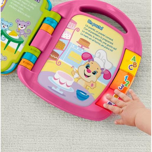 Fisher Price - Libro interactivo rosa