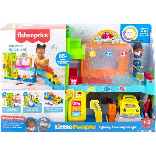 Fisher Price - Little People - Set de juego garaje aprendizaje con figuras, sonidos y accesorios multicolor ㅤ