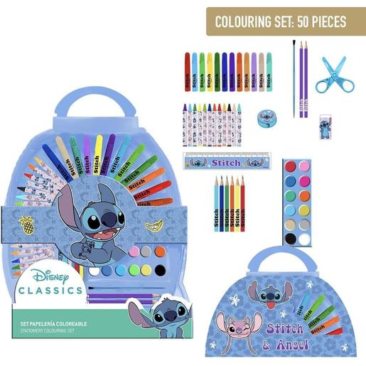 Disney - Conjunto de 50 peças para colorir multicolor ㅤ