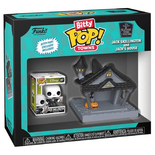 Funko Bitty Pop! Towns - Pesadelo Antes do Natal - Jack Skellington e a sua casa