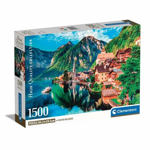 Clementoni Puzzle 1500 Peças Hallstatt Paisagem ㅤ