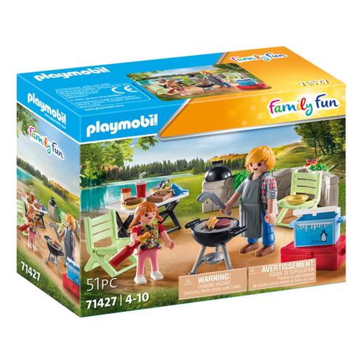 Playmobil - Diversão Familiar Set de Camping com Churrasco ㅤ