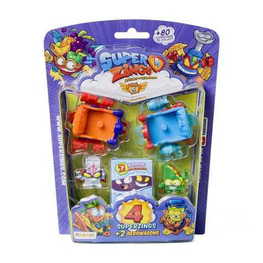 SuperZings V - Blister 4 Figuras Aerowagon (vários modelos)