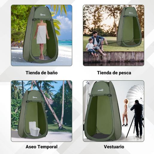 Outsunny - Tenda camping Pop Up Verde