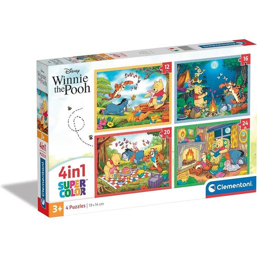 Clementoni - Puzzles infantis de 12, 16, 20 e 24 peças Disney Winnie The Pooh ㅤ