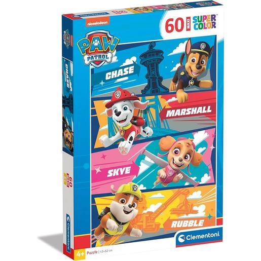 Clementoni - Patrulha Pata - Puzzle infantil 60 peças maxi grandes, patrulha canina ㅤ