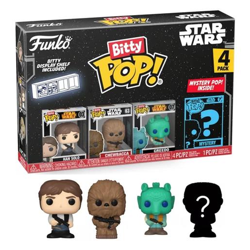 Star Wars - Pack 4 figuras Funko Bitty POP - Han Solo