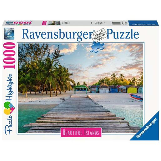 Ravensburger - Puzzle de 1000 piezas: Paisaje de isla caribeña ㅤ