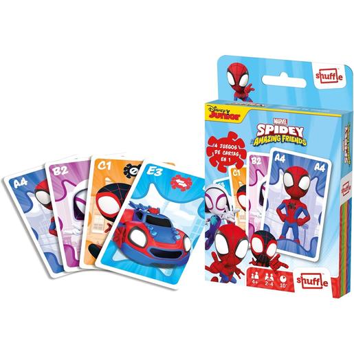 Spiderman - Spidey Jogo de Cartas Infantil ㅤ