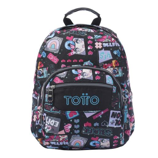 Totto - Mochila Pequena Têmpera Misato