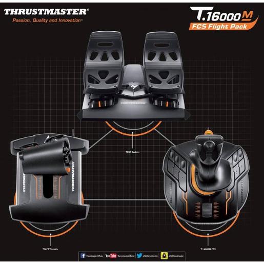 Thrustmaster - T.16000M FCS Flight Pack - PC