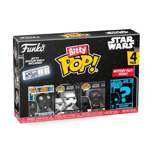 Star Wars - Pack 4 figuras Funko Bitty POP - Darth Vader