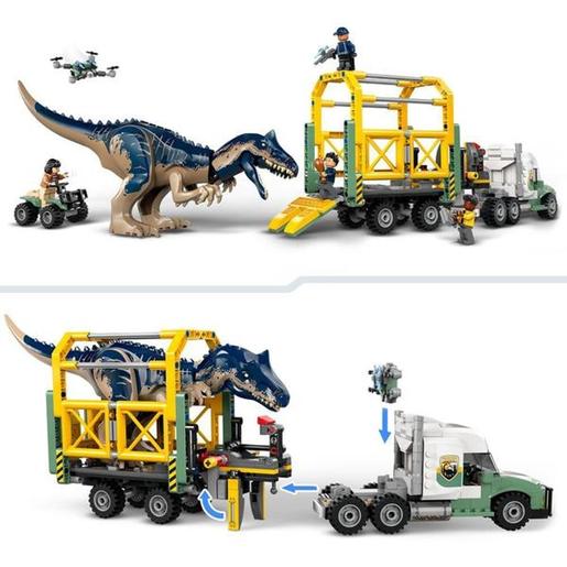 LEGO - Jurassic World - Missões dinossauro camião de transporte do Allosaurus 76966