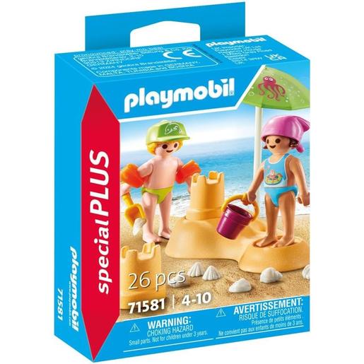 Playmobil - Crianças com castelo de areia ㅤ