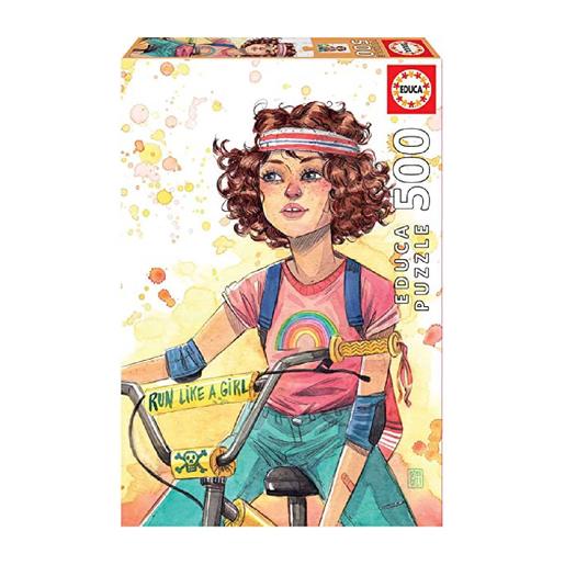 Educa Borrás - Run like a Girl - Puzzle 500 peças