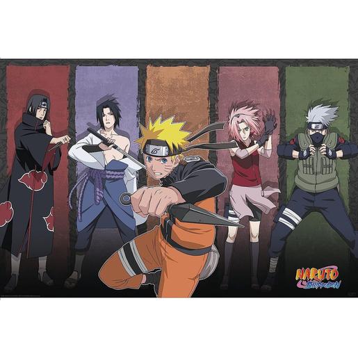 Poster Naruto Shippuden e aliados 61x91,5 cm