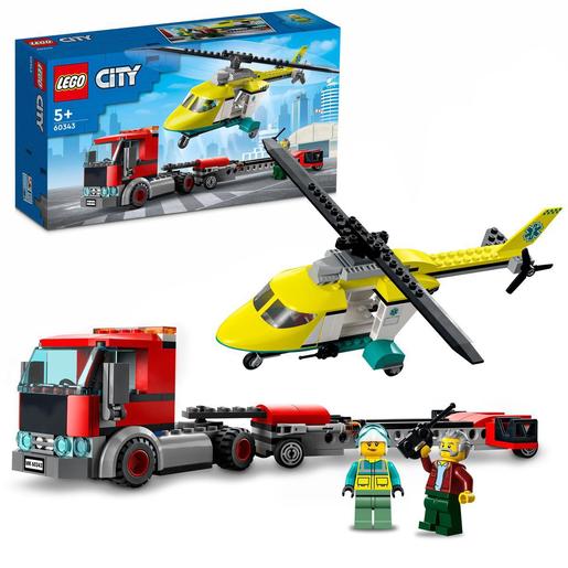 LEGO City - Transporte de helicóptero de salvamento - 60343