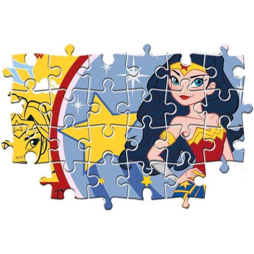 Clementoni - Puzzles Infantis de 48 Peças com Personagens da DC Comics, Multicolor ㅤ