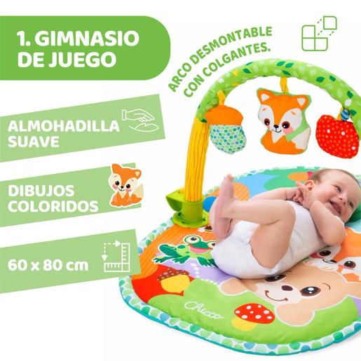 Chicco - Gimnasio de Actividades 3 en 1 con Alfombra y Arco de Juego ㅤ