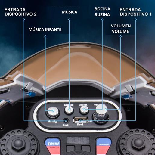 Homcom - Moto eléctrica BMW HP4 roja