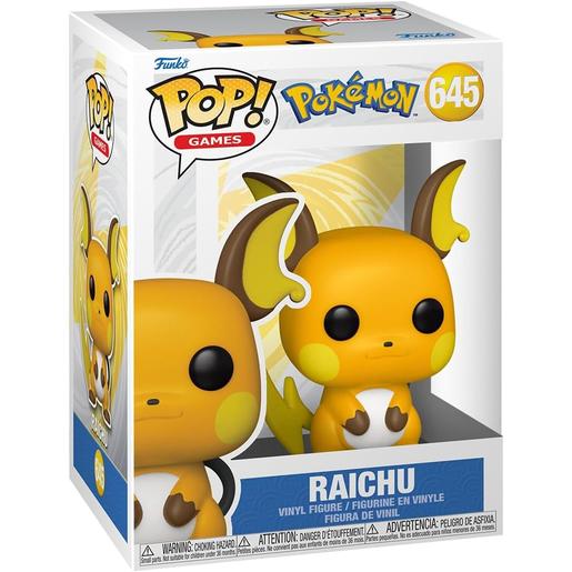 Funko - Pokemon - Figura de vinil colecionável para amantes de videojogos - Pokemon Raichu ㅤ