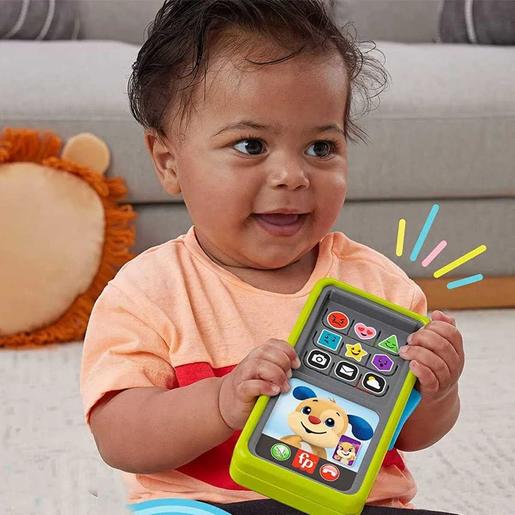 Fisher Price - Smartphone desliza y aprende 2 en 1 con sonidos para bebés ㅤ