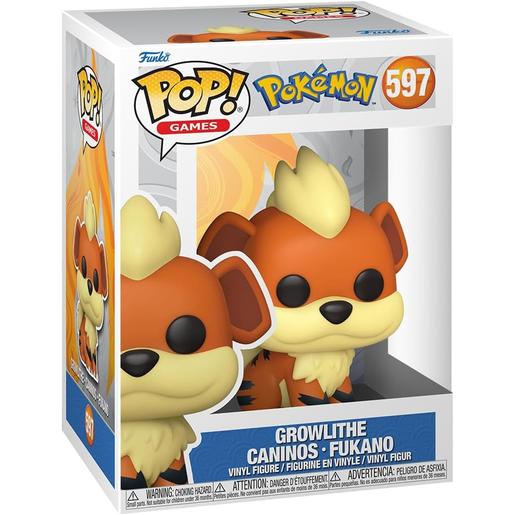 Funko - Pokemon - Figura de vinil colecionável de Pokemon - Growlithe para fãs de videojogos ㅤ